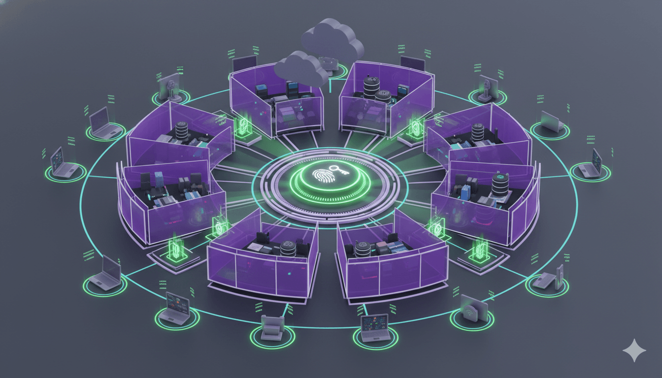 Zero-trust network architecture with layered security verification