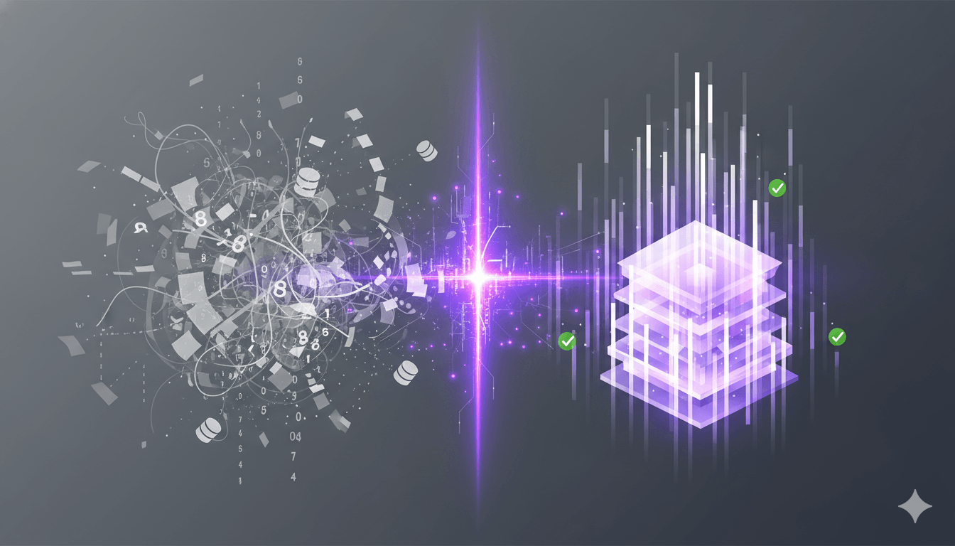 Data transformation from chaos to structured clarity