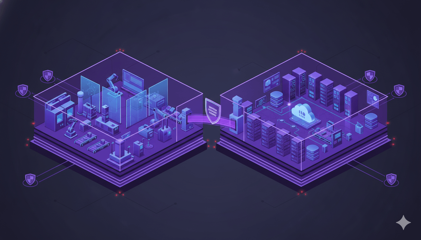 OT/IT security convergence protecting manufacturing operations and supply chain