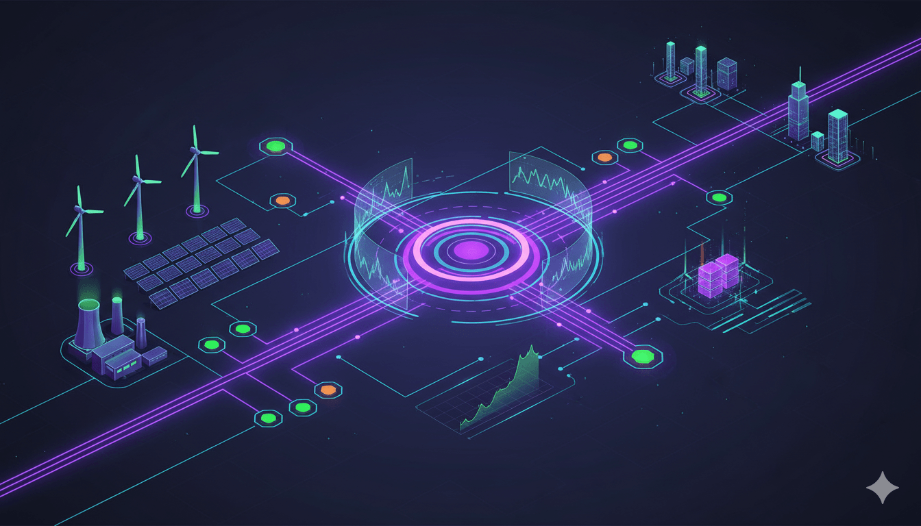 Intelligent energy grid with AI load forecasting and renewable integration
